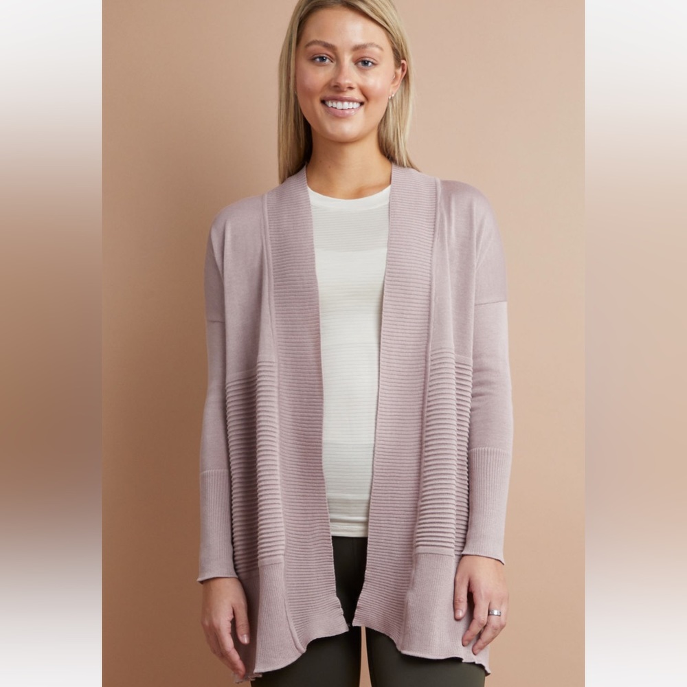 RARE RETIRED Style SAVVI SM/MD Mauve Pink Purple IANA Sweater Cardigan